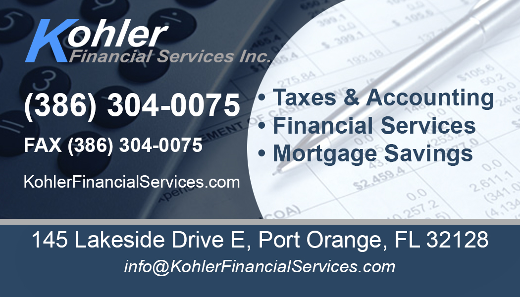 Kohler Finalcial Services Inc. Business Card